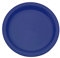 Harfield 23cm Polycarbonate Narrow Rimmed Plate Royal Blue (Pack of 4)