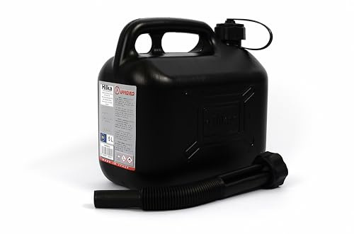 Hilka 84809025 5 Litre Fuel Can - Black