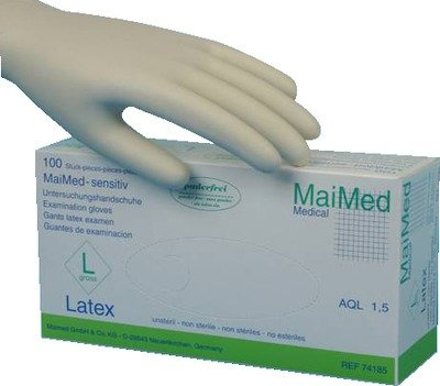 MAIMED sensitiv PF Unt.Handsch.unster.Latex Gr.L 100 St