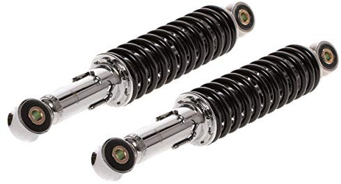 SWH Set: Federbeine, verstellbar, schwarz, Länge: ca. 260mm - Simson KR51 Schwalbe, SR4 Vogelserie