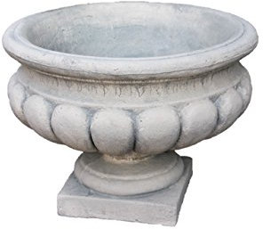 Amphore 30 cm hoch, zum bepflanzen, aus Steinguss, Frostfest