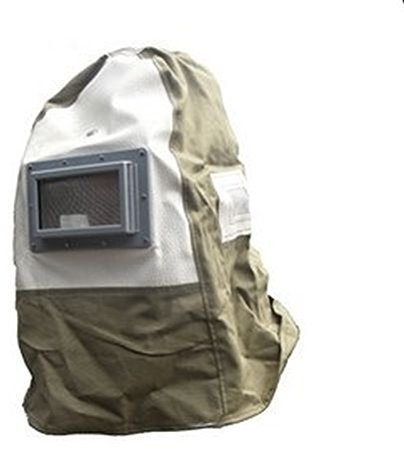 Sandstrahlmaske Schutzmaske Sandstrahler Helm Schutz Sandstrahlhaube Kappe von rg-vertrieb