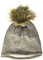 maximo Mädchen 83589-640400, Silberpunkte Mütze, Braun (Hellbraunmeliert 72), 51/53
