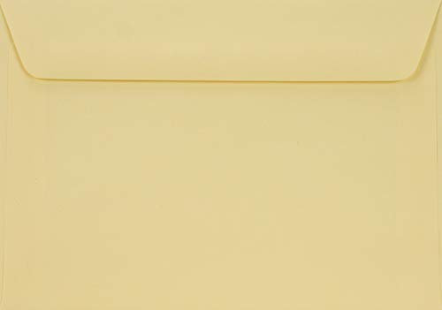 Netuno 500 Umschläge Creme DIN C6 114x 162 mm 90g Burano Camoscio bunte Briefumschläge C6 festlich für Einladungskarten Hochzeitskarten Geburtstagskarten Einladungsumschläge Creme