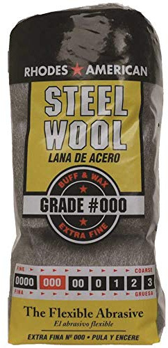 Homax 10121000#3/0 12 Pad Steel Wool, Extra Fine Grade