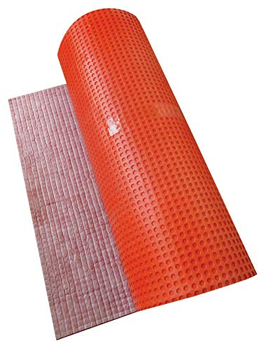 Thermopanel AFPROMAT Decoupling Membrane Anti-Crack Waterproofing Sound-Proof Vapour Barrier Underlay Insulation Underlayment for Ceramic and Stone Floor Tiles (30m x 1m Roll)