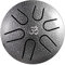 Mini Steel Tongue Drum, 3 Zoll 6 Ton Zungentrommel Schlagzeug Instrument, Ätherische Trommel mit Drumsticks für Meditation Yoga Klangheilung