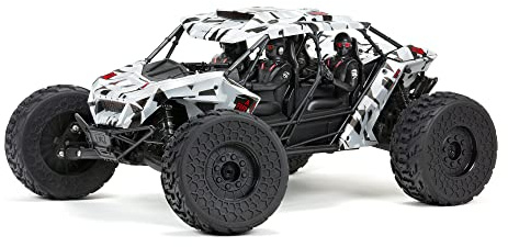 ARRMA 1/7 FIRETEAM 6S 4WD BLX Speed Assault Vehicle RTR (Batterie und Ladegerät Nicht enthalten), Weiß/Schwarz