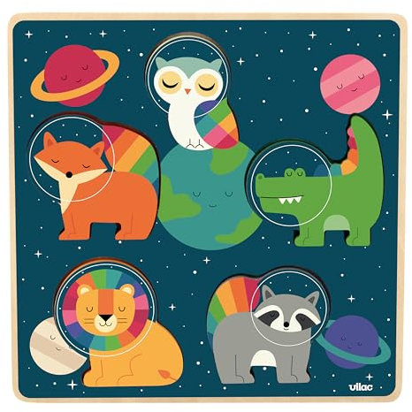 Vilac - Andy Westface 7401 Space Touch Einbauleuchte, Mehrfarbig