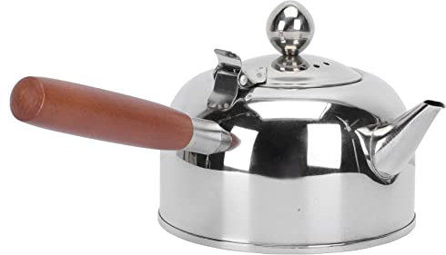 Zerodeko Stainless Steel Tea Kettle Teapot with Side Handle Camping Kettle Coffe Pot Stovetop Teapot Water Boiling Kettle Classic Teakettle 680ML