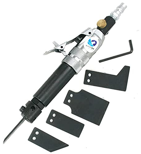 Toplionace 100C Mini Pneumatischer Schaber Satz, 3500 U/Min | Luftmesser Schaufel Meißel Industrieschweißen Entgraten Rostentfernung Meißel