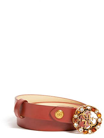 GUESS Damen Gürtel Applikationen - brauner Schmuck, braun, 42