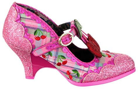 Irregular Choice Womens Cherry Glaze Pump, Red Pink, 6 UK