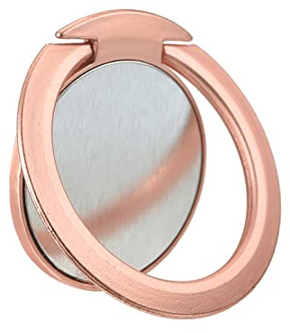 sourcing map Telefon Ring Halter Ultra-Thin Handy Ständer 360 Rosaton Roségold
