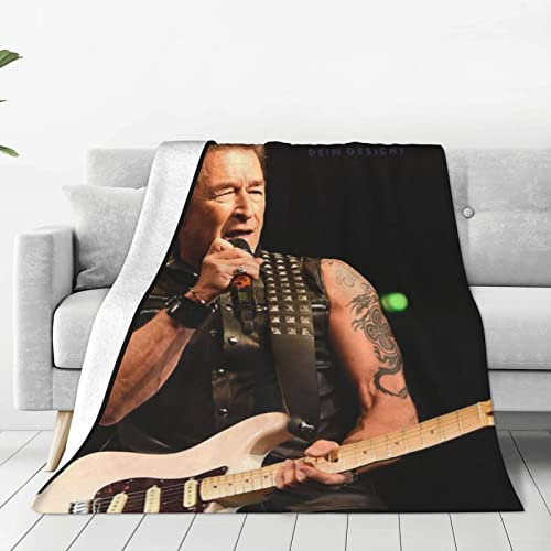 Oudrspo Peter German Maffay Ultraweiche Micro-Fleece-Decke, luxuriöse Anti-Pilling-Flanell-Schlafkomfort-Sofa-Bettwäsche und Reise-Klimaanlage-Decke