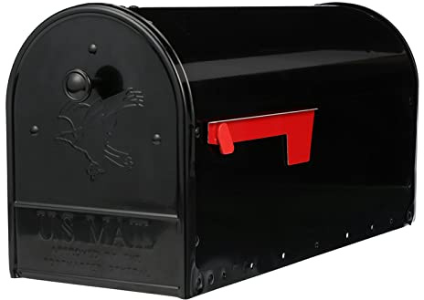 Gibraltar Mailboxes OM160BEC Outback Double Door, Large Capacity Mailbox, Black