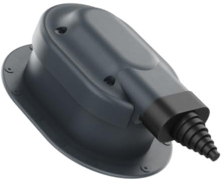 Solarübergang für Flachdächer - Falzbleche Trapezbleche Pappe Bitumenschindel (RAL7021 - Anthrazit)