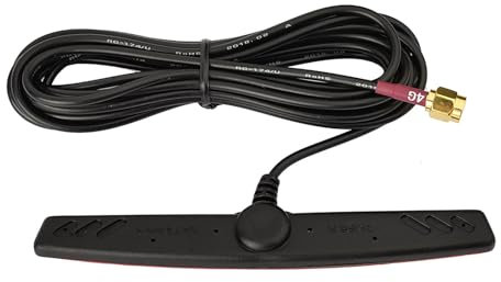Superbat Antena 4G LTE con Montaje Adhesivo 698-2700MHz, Antena Impermeable con Conector SMA Macho para Router 4G LTE, Gateway Celular IoT, Punto de Acceso Hotspot de Módem de Banda Ancha Móvil etc