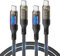SOOPII 240W USB C to USB C Cable[4ft 2-Pack],Fast Charging USB C Cable with LED Display for Galaxy S24/S23Ultra/S22Ultra,MacBook Pro,lPhone16/15/15Pro/15ProMax,etc,Transparent Shell,(Black)
