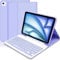 tititinita for iPad Air 13 inch Keyboard Case 2024/2025, Case with Keyboard for iPad Air 13 inch 2024 Tablet, Slim Smart Cover with Detachable Keyboard and Pencil Holder for ipad air 13 (Purple)