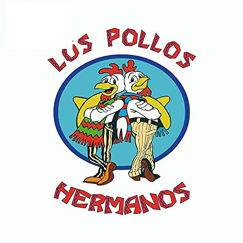13 cm x 10,4 cm für Los Pollos Hermanos Kofferraum Auto Aufkleber Laptop Dekor Aufkleber Windschutzscheibe