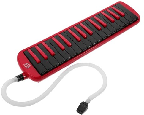 32 Key Melodica Instrument Beginner-friendly Air Piano Keyboard | Dual-tone Abs Build, Brass Soundboard, Mouthpiece Tube Sets, Carrying Bag and Eva Case