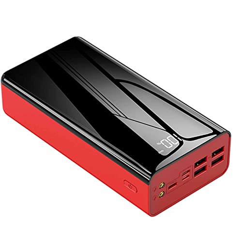 Power Bank Fast Charging, 50000mAh Huge Capacity Charger, with USB-C Output & Input Ports, Fast Pack,Red,40000mAh