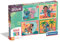 Clementoni Puzzle 4in1 72 pieces, Dinsey Stitch, Puzzle for Kids 3+ Years, Made in Italy, 21745