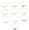 Homoyoyo 10piezas Brazaletes De Estilo Bohemio Para Mujeres Pulseras Tejidas Mano Joyas Étnicas Coloridas Para Cumpleaños y Festividades