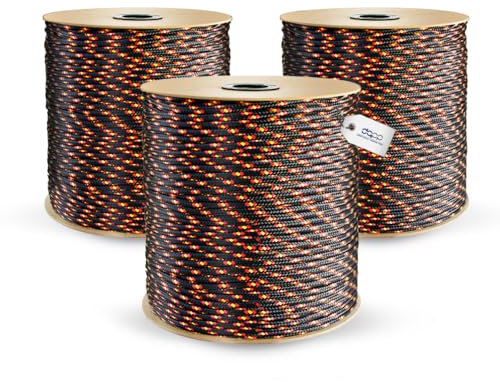 DQ-PP POLYPROPYLENSEIL – 12mm – 70m – SCHWARZ – Traglast bis 1415 kg Flechtleine Textilseil Schnur Rope Kordel Kunststoffseil geflochten