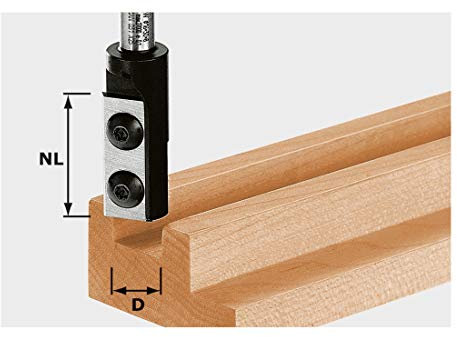 Festool Fraise à rainurer avec plaquettes de rechange HW FESTOOL HW D18/30 S8 - 492717