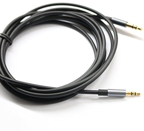 KetDirect Black 4.5ft Gold Plated Design 3.5mm Male to 2.5mm Male Car Auxiliary Audio cable Cord headphone connect cable for Apple, Android Smartphone, Tablet and MP3 Player ¡