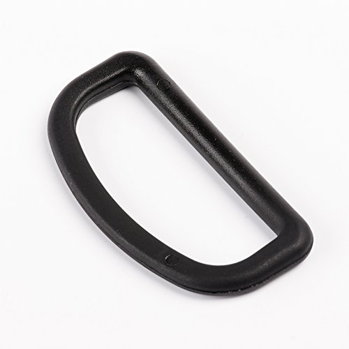 ITW-Nexus 10 Stk. Stabiler D-Ring 'Classic DR' aus Nylon, Kunststoff für 50mm Gurtband