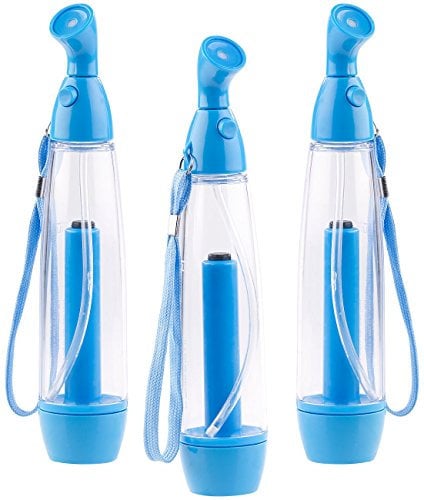 PEARL Pulverizador de agua: juego de 3 pulverizadores de agua a presión para enfriar en días cálidos (nebulizador, pulverizador a presión, ventilador de pulverización)