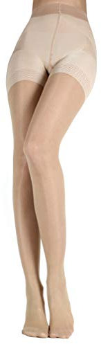 WOOTI TIGHTS collant donna CONTADINA COSMETIC L, 20 den, con mutandina contenitiva, alza glutei