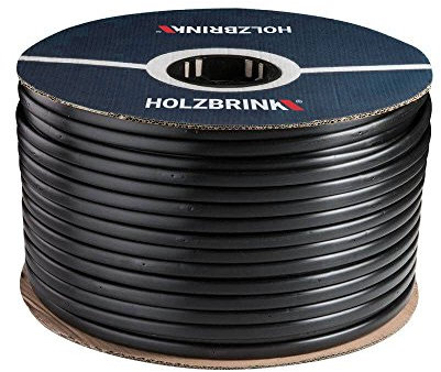 HOLZBRINK Tropfschlauch 5/8 16mm zur Bewässerung Perlschlauch selbstreinigend, für jedes Gefälle, Advanced, 100m, HTS01-A