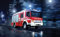 WallArena - Vlies Fototapete Kinderzimmer 254x184 cm Feuerwehrfahrzeug Feuerwehr Jugendzimmer - Fototapeten Tapeten für Kinder Kindertapete - Vliestapete Wandtapete Tapete 3D Effekt