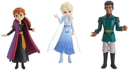 Disney Hasbro Frozen E6912ES0 Anna Elsa and Destin Mattias Frozen 2 Movie Figures, Multicoloured,