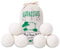 Darnassus Dryer Balls XL Organic Wool Balls 6 Pack Premium Reusable Natural Fabric Softener 100% New Zealand Wool Handmade Fair Trade No Lint-Baby Safe Unscented Chemical Free, White