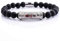 Planetys - Yoga Chakra Armband Onyx Perlen aus 316L Edelstahl