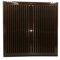 Brown Air Vent Grille 450mm x 450mm with Fly Screen/Anti-Insect Mesh