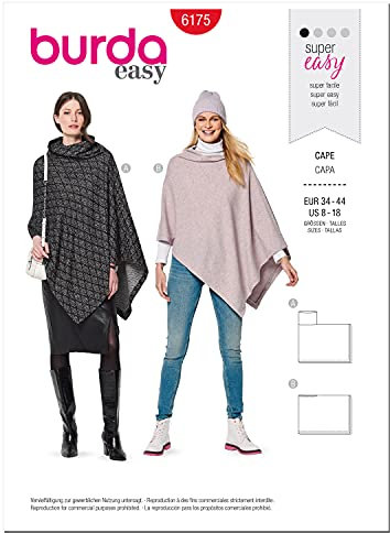 Burda Style Jacken-Nähmuster-Set, mehrfarbig