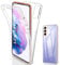 SOGUDE Coque pour Samsung S21 5G Housse, pour Samsung S21 5G Coque Transparent Silicone TPU Case Intégral 360 Degres Full Body Protection Coque Etui pour Samsung Galaxy S21 5G