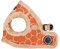Puppia Brustgeschirr für kleine und mittelgroße Hunde - Florent Harness B - verstellbar und komfortabel, Orange, M
