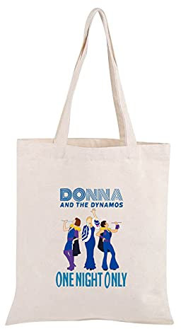 Mamma Mia Kosmetiktasche Donna und die Dynamos Geschenk Mama Mia Musik Geschenk Mama Mia Here We Go Again Geschenk Mädchen Power Geschenk, Mamma Donna Tragetasche, 14.56 inches tall and 12.59 inches