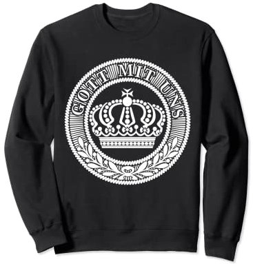 Preußische Gürtelschnalle T-Shirt Gott Mit Uns Deutschland Tee Sweatshirt