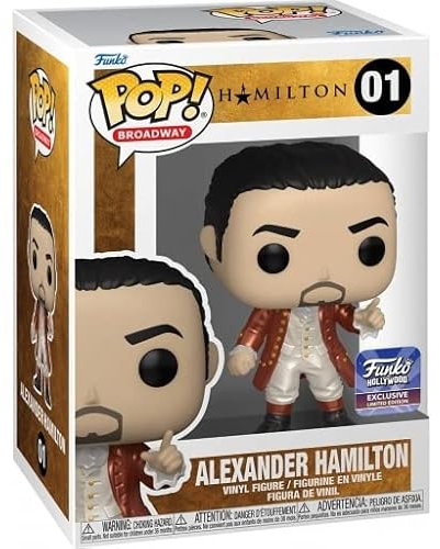 Funko POP! Broadway #01 Hamilton Series Alexander Hamilton Vinyl Figure, Hollywood Exclusive