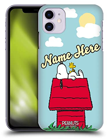 Head Case Designs Offizielle Personalisierte Individuelle Peanuts Snoopy & Woodstock Kunst Harte Rueckseiten Handyhülle Hülle Huelle kompatibel mit Apple iPhone 11
