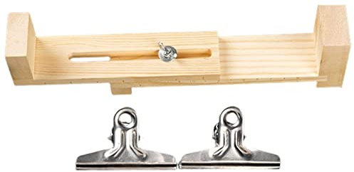 Ximan Paracord-Webstuhl, Bausatz für festes Paracord-Armband mit 2 Clips, Weaving Jig DIY Wristband Maker Craft Tool Kit für Kinder, Strickanfänger, Strickliebhaber