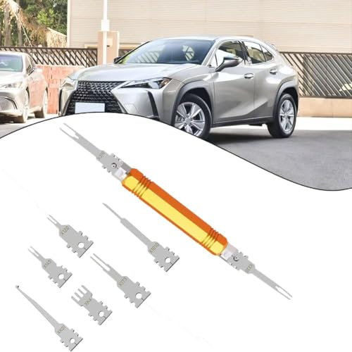 CHANG QI 8pcs Werkzeug zum Herausziehen Elektrischer Stifte Anschlussklemmen & Kits Ausdreherwerkzeug, Werkzeug-Set für Molex Mini-Fit Jr. 5557 Stift- und Buchsenanschlüsse